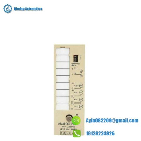 Siemens 6ES5464-8ME11 Analog Input Module for S5-90U/-95U/-100U PLCs
