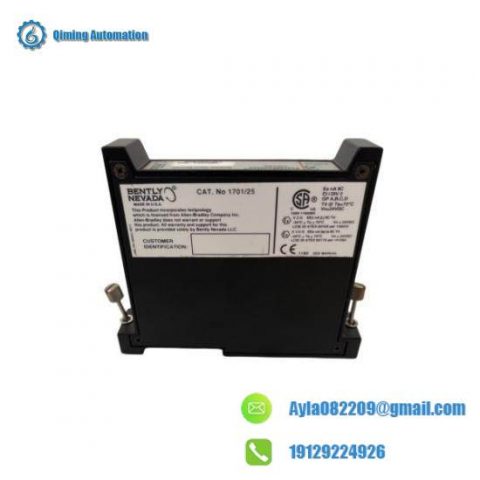 Bently Nevada 1701/25 FieldMonitor Seismic Input Monitor, Advanced Sensor Technology for Industrial Control