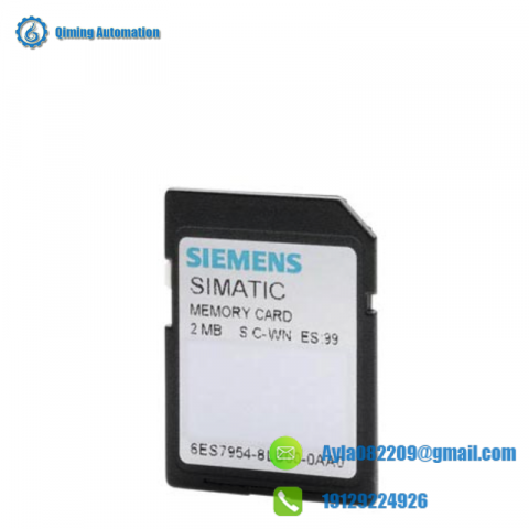 SIEMENS 6ES7954-8LB00-0AA0 Memory Card: Industrial Control, High Performance, Compact Design