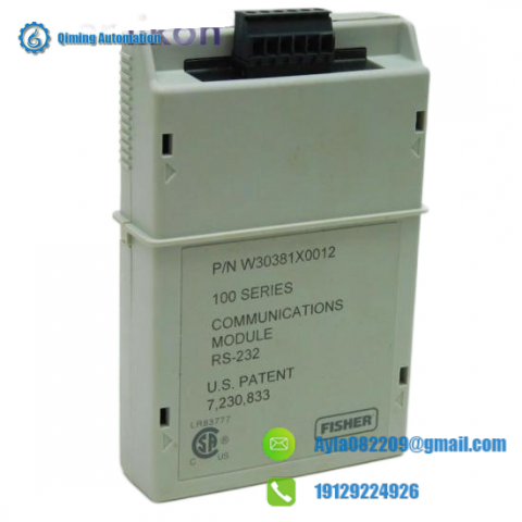 Fisher Controls W40159X0012, New in Original Packaging, High-Performance Control Valve Module