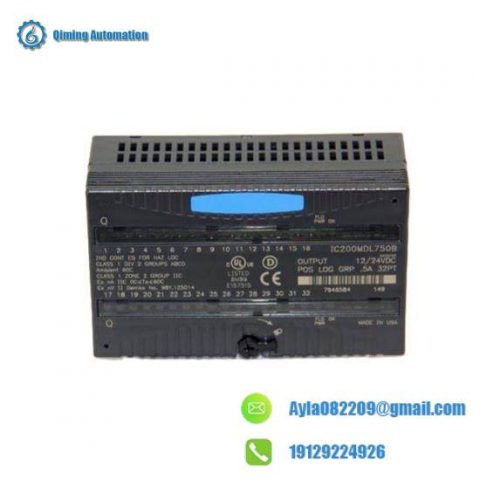 GE FANUC IC200MDL750 Output I/O Module for Advanced Control Systems