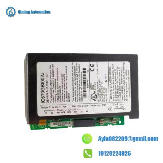 ge_fanuc_ic670gbi002j_1.jpg Emerson IC670GBI002 Genius Bus Interface Unit - RS485 Modbus/RTU, FIP