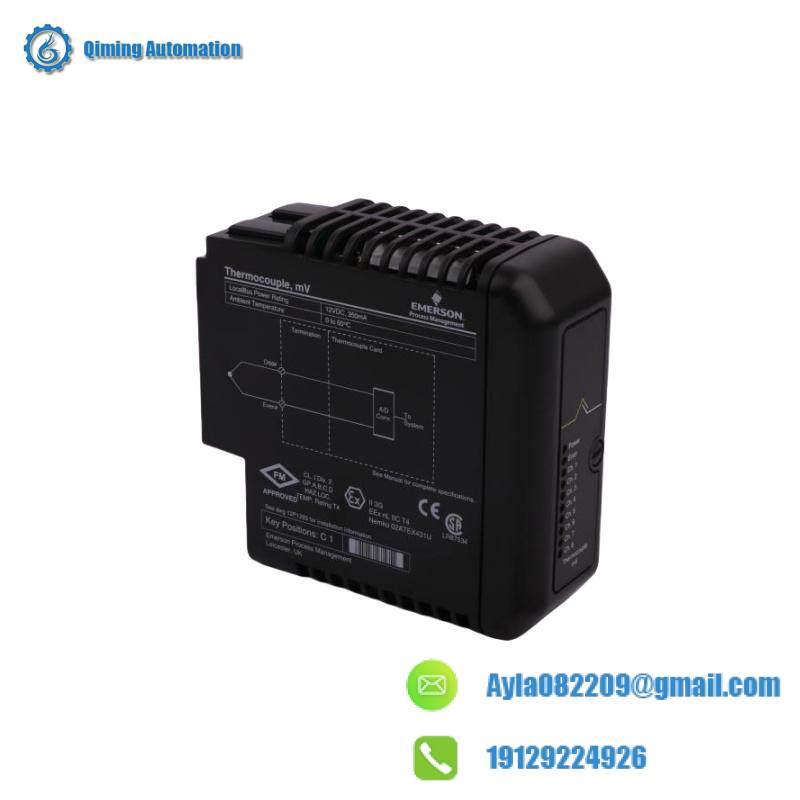 emerson_kj2003x1-ba2_12p2093x10r_deltav_rev_f_controller.jpg Emerson IC660EBA024RR Genius Current Source Analog Module, 24/48Vdc